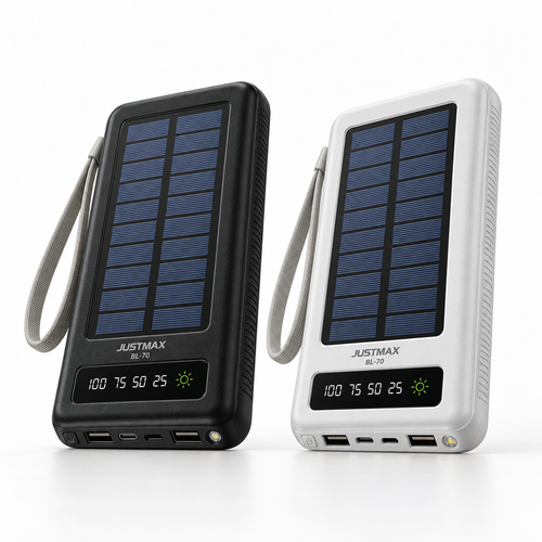 Batterie externe solaire BL-70 — 10 000 mAh
