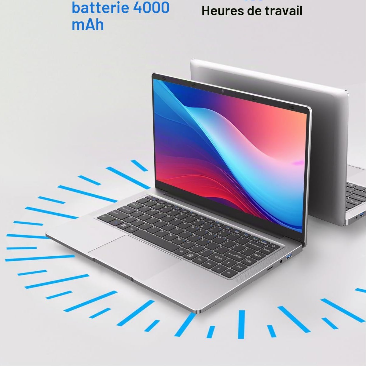 Ordinateur portable PINSTONE 14,1″ — 6 Go RAM / SSD 128 Go