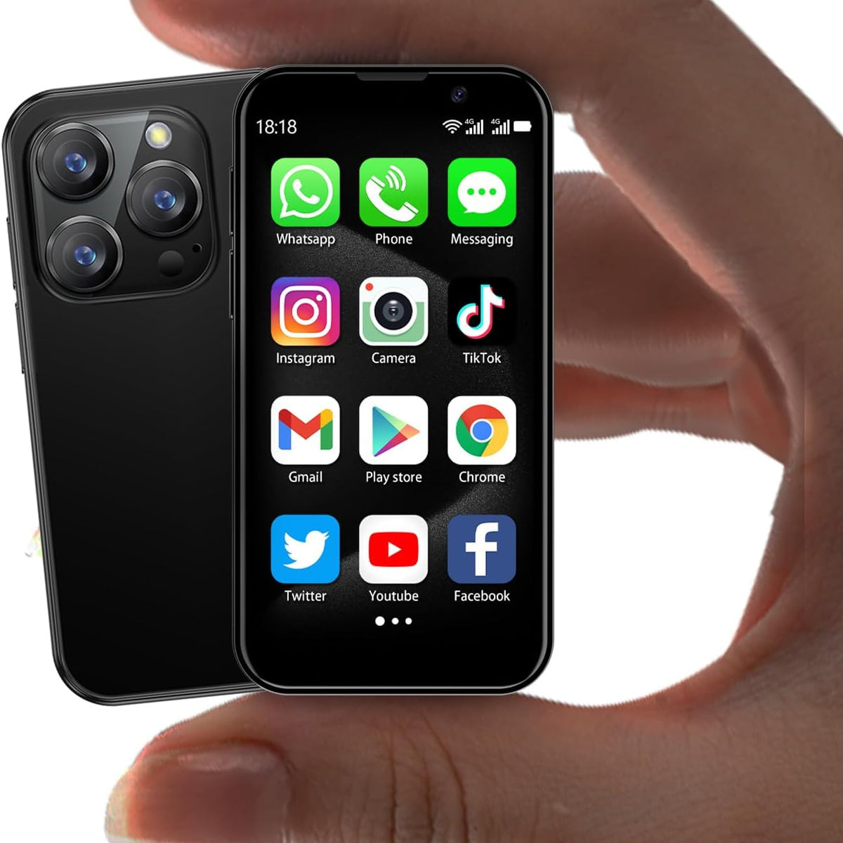 Mini Smartphone 3 Pouces – 16 Go