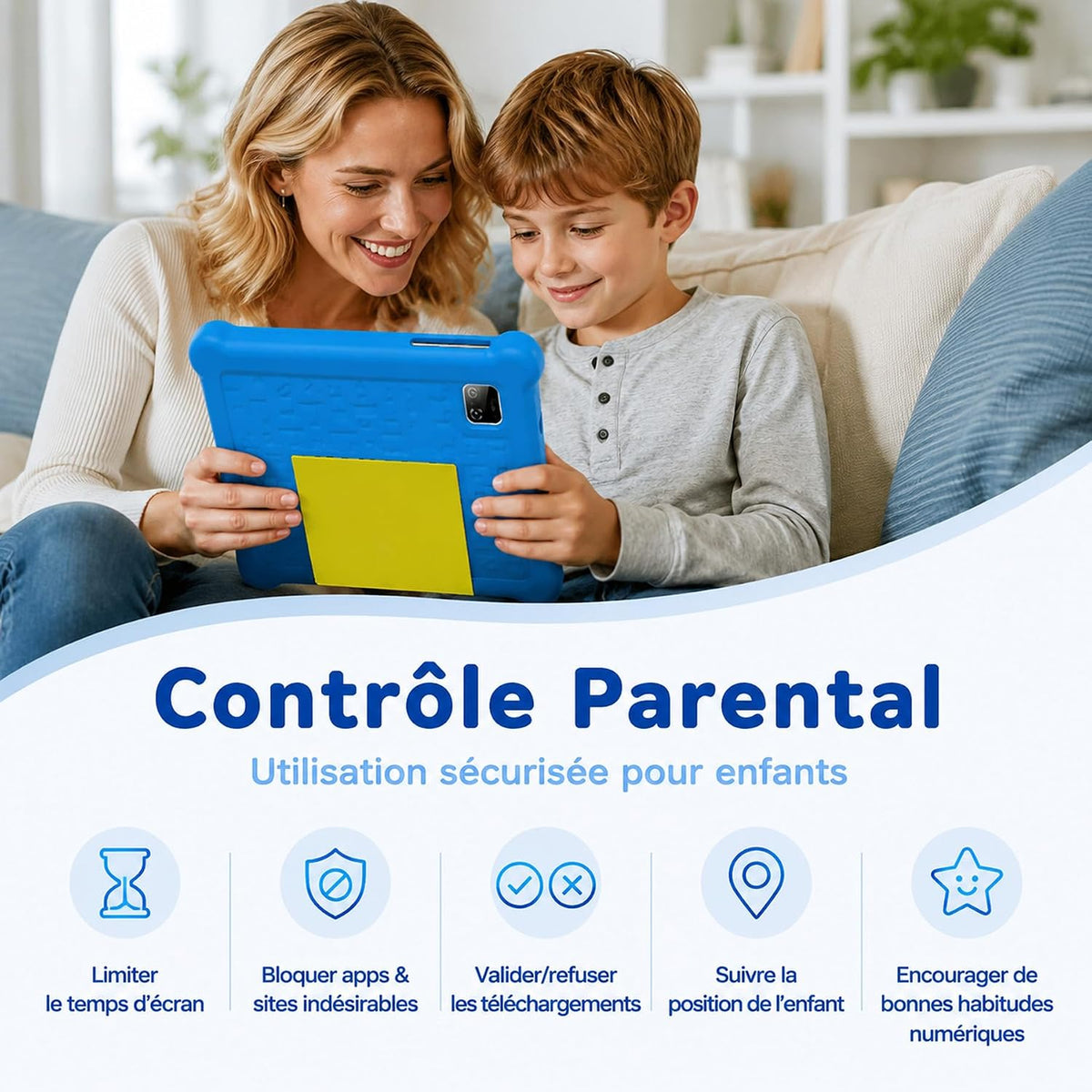 Tablette Enfant MUTSAY 7 pouces Wi-Fi