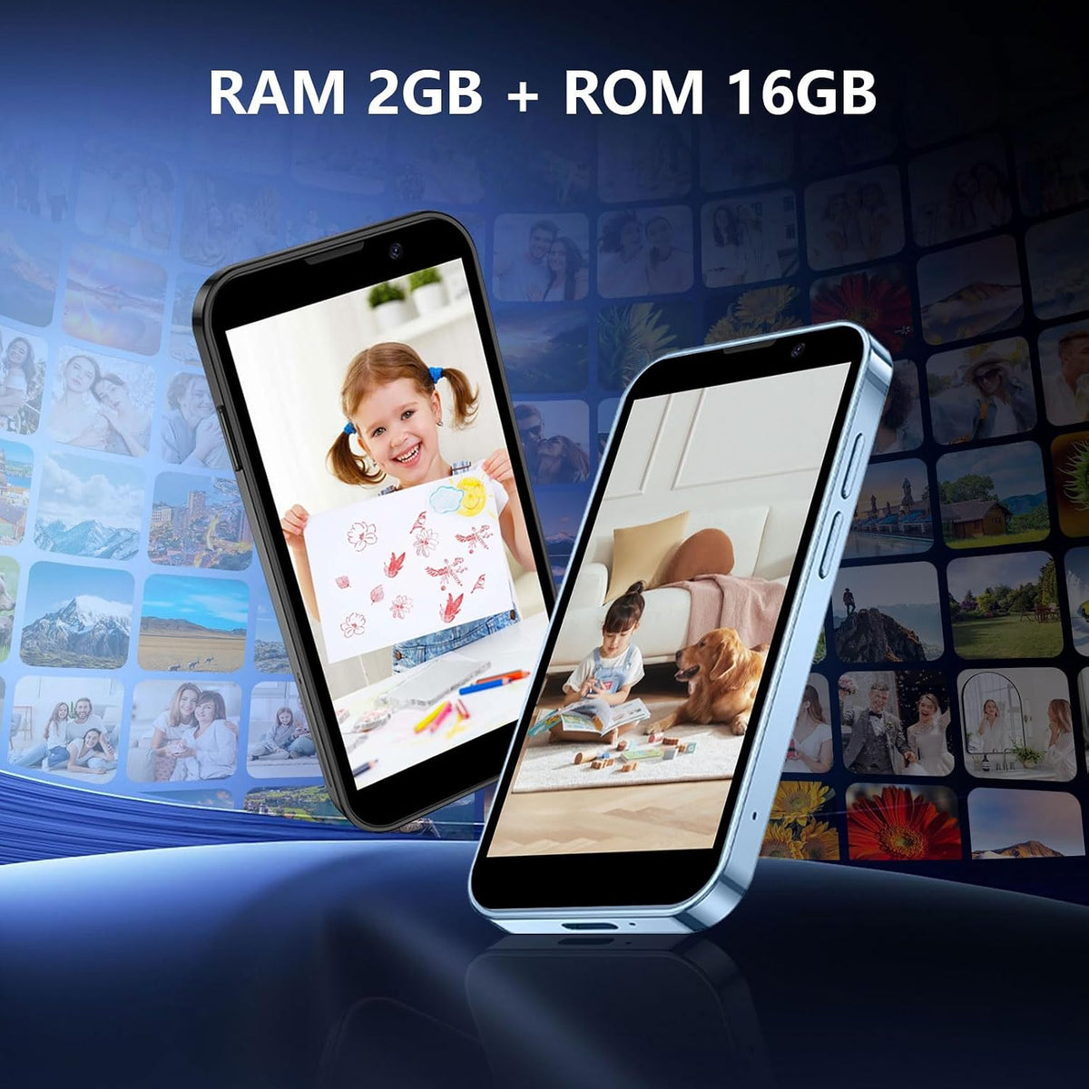 Mini Smartphone 3 Pouces – 16 Go