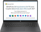 Ordinateur portable HP 15,6″ Full HD — Intel N100, 4 Go RAM, 128 Go, Windows 11