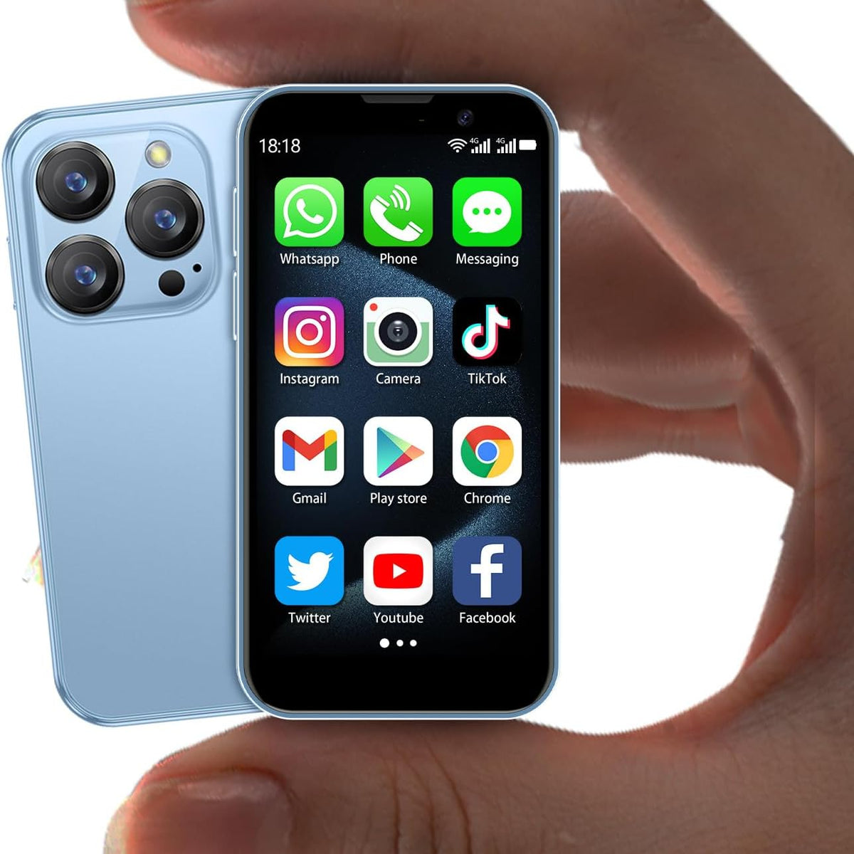 Mini Smartphone 3 Pouces – 16 Go