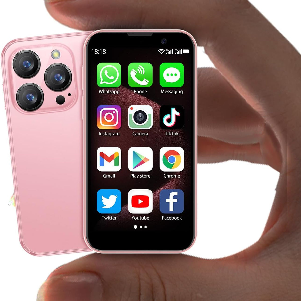 Mini Smartphone 3 Pouces – 16 Go