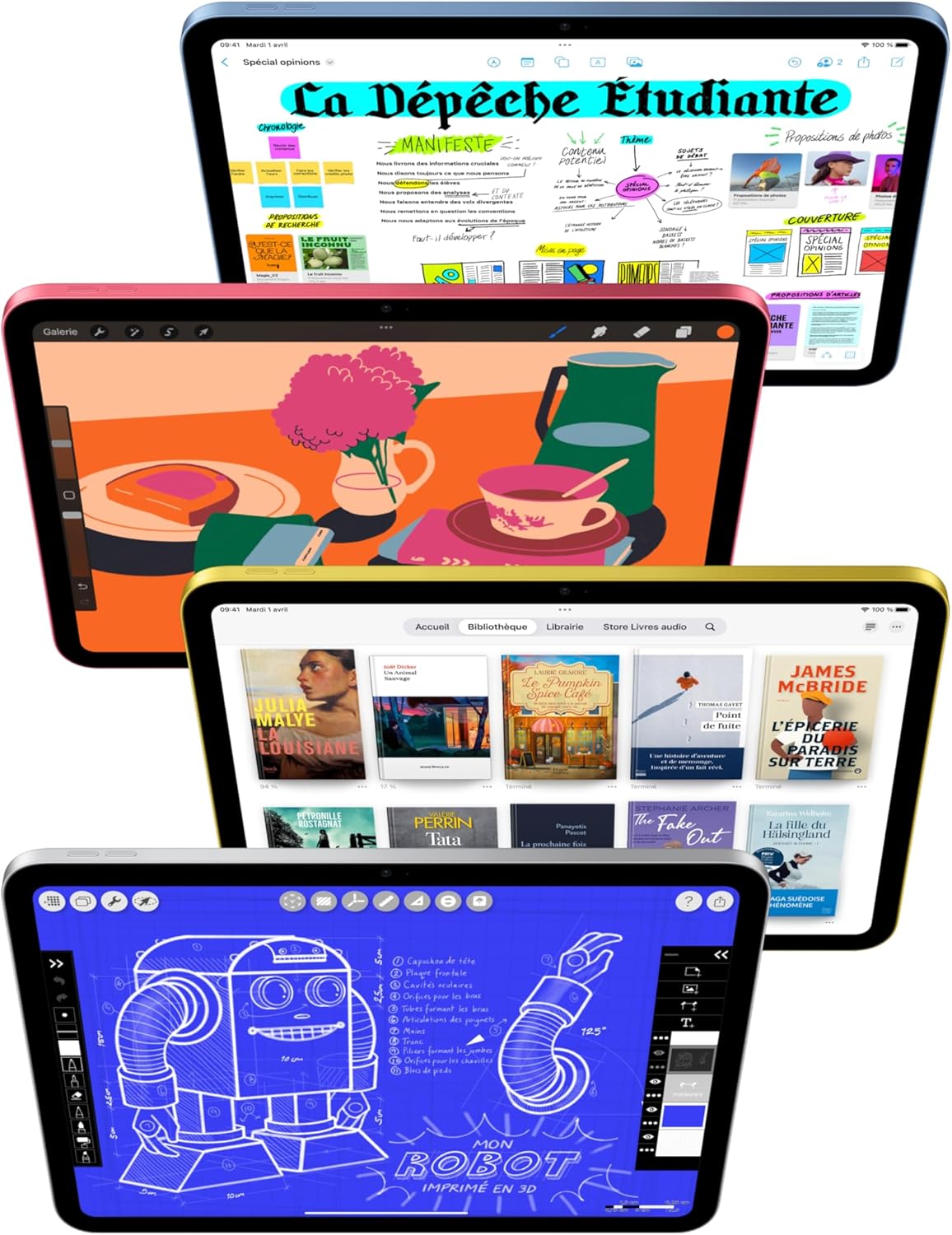 Apple iPad 11 pouces (A16) – 128 Go Wi-Fi