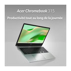 ACER Chromebook 315 — 15,6″ Full HD, 8 Go RAM, 128 Go eMMC