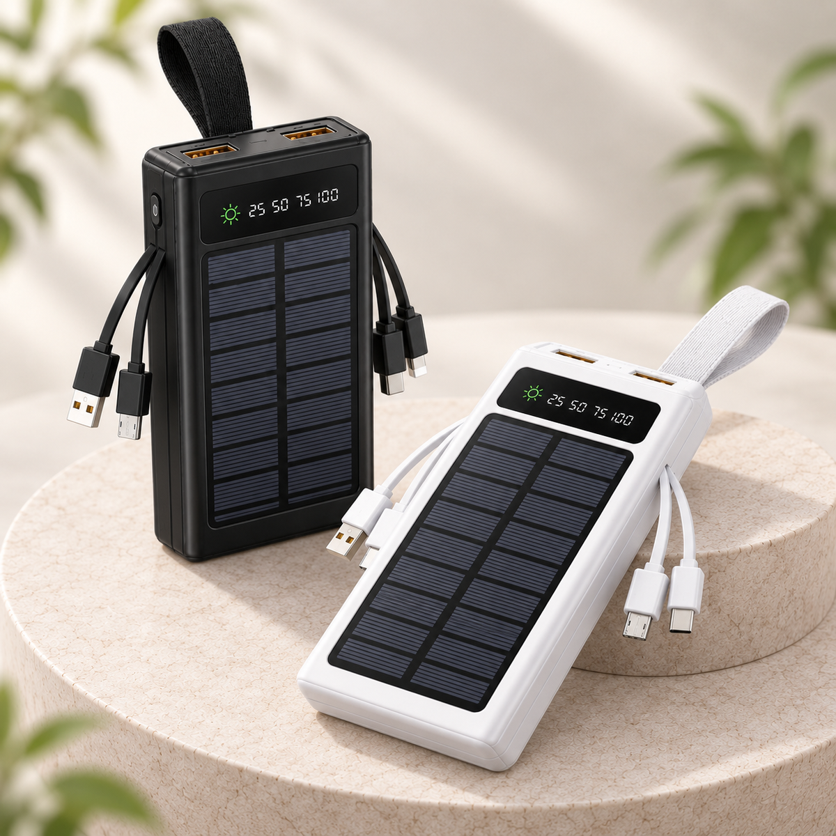 Batterie externe solaire BL-84 — 50 000 mAh
