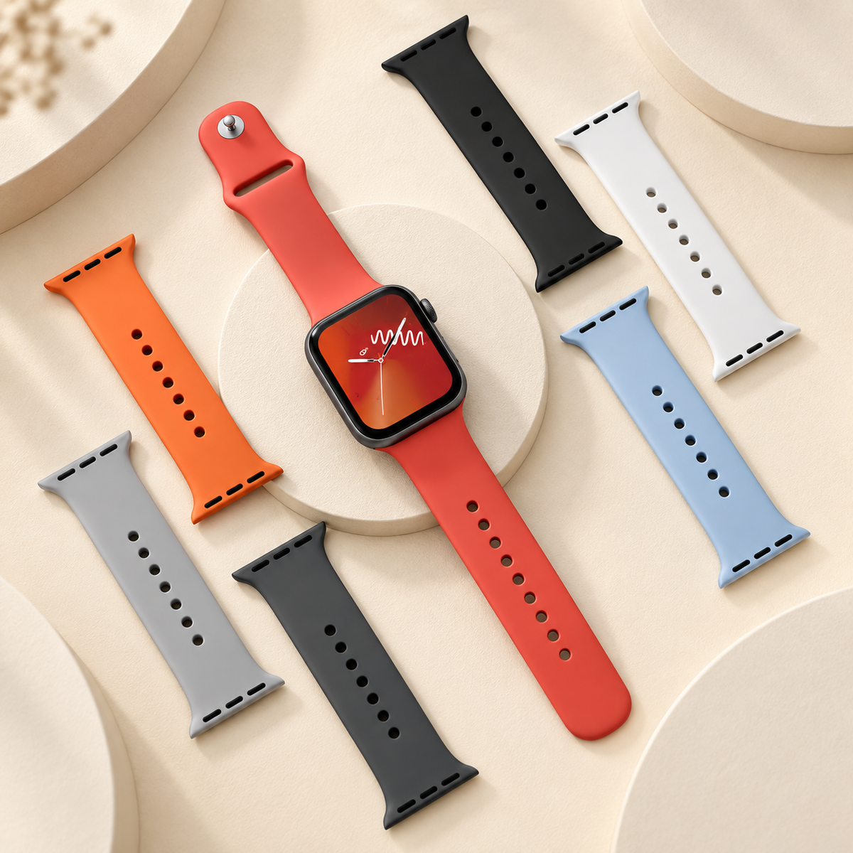 Montre connectée Ultra 7-in-1 — Coffret avec 7 bracelets
