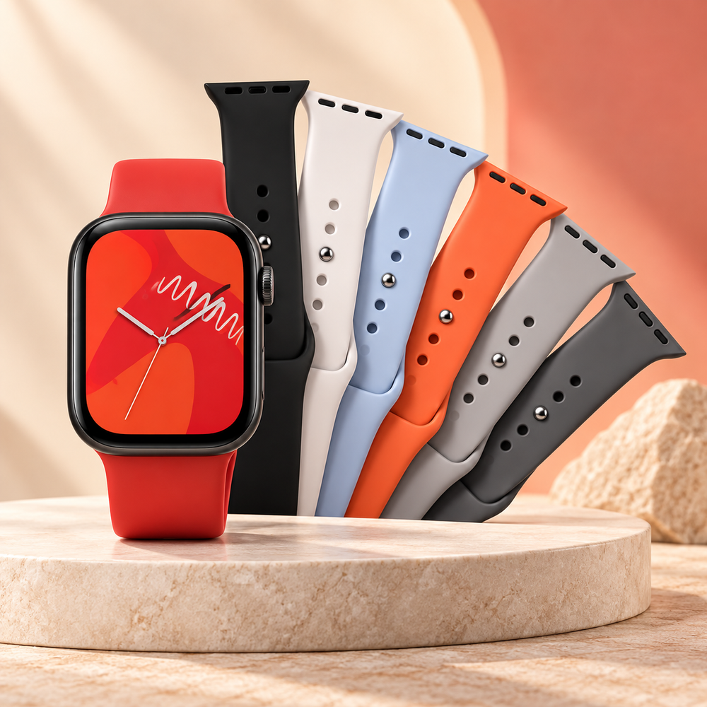 Montre connectée Ultra 7-in-1 — Coffret avec 7 bracelets